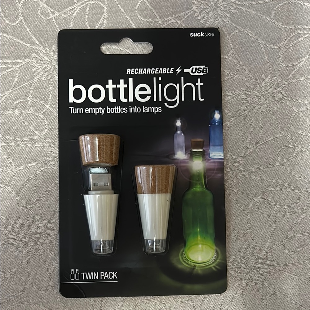 Bottle Light Twin Pack - Brown and White